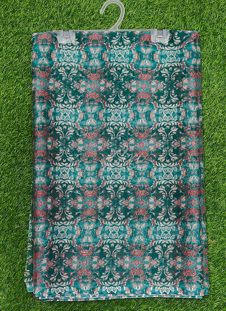 High Quality Garden Vareli Printed Nara Chiffon Saree