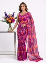 Load image into Gallery viewer, High Quality Garden Vareli Printed Nara Chiffon Saree
