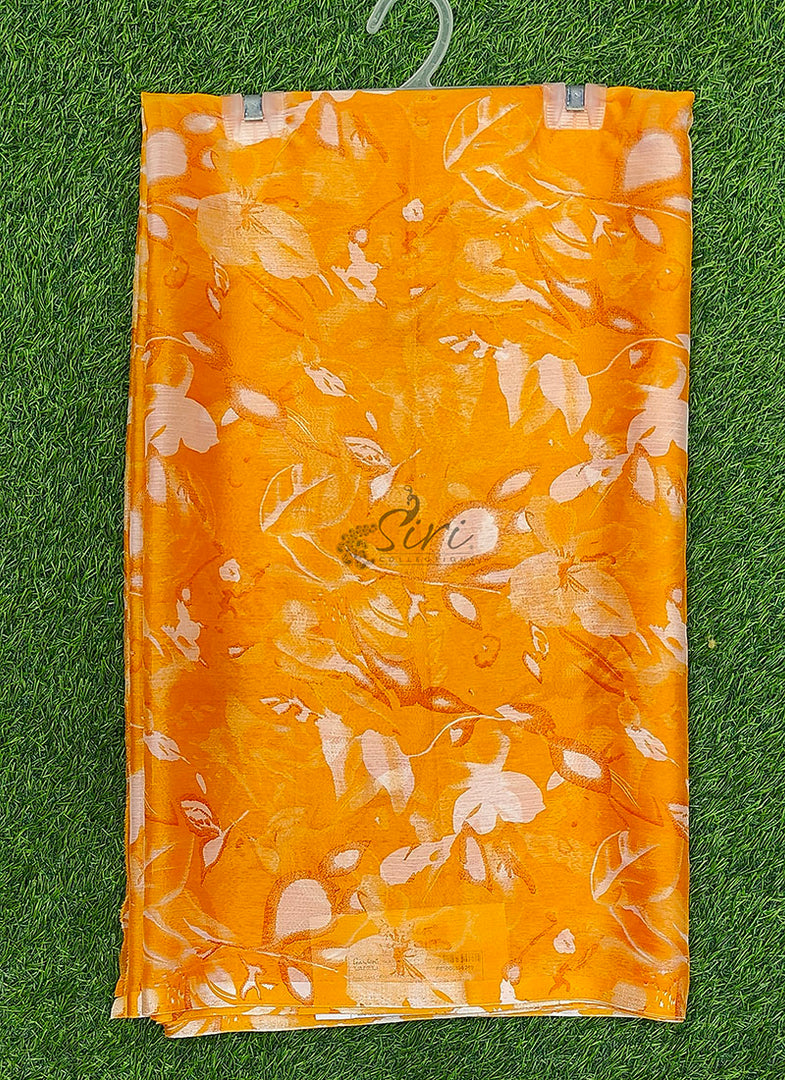High Quality Garden Vareli Printed Nara Chiffon Saree