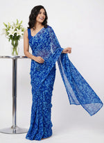 Load image into Gallery viewer, High Quality Garden Vareli Printed Nara Chiffon Saree