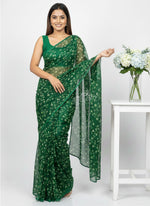 Load image into Gallery viewer, High Quality Garden Vareli Printed Nara Chiffon Saree