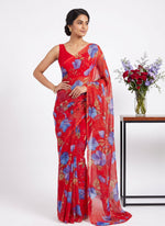Load image into Gallery viewer, High Quality Garden Vareli Printed Nara Chiffon Saree