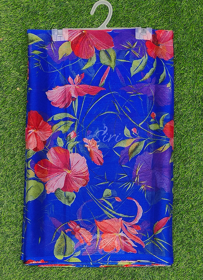High Quality Garden Vareli Printed Nara Chiffon Saree