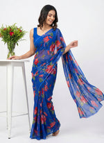 Load image into Gallery viewer, High Quality Garden Vareli Printed Nara Chiffon Saree