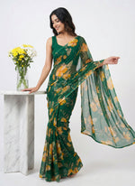 Load image into Gallery viewer, High Quality Garden Vareli Printed Nara Chiffon Saree