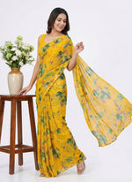 Load image into Gallery viewer, High Quality Garden Vareli Printed Nara Chiffon Saree