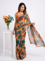 Load image into Gallery viewer, High Quality Garden Vareli Printed Nara Chiffon Saree