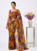 Load image into Gallery viewer, High Quality Garden Vareli Printed Nara Chiffon Saree