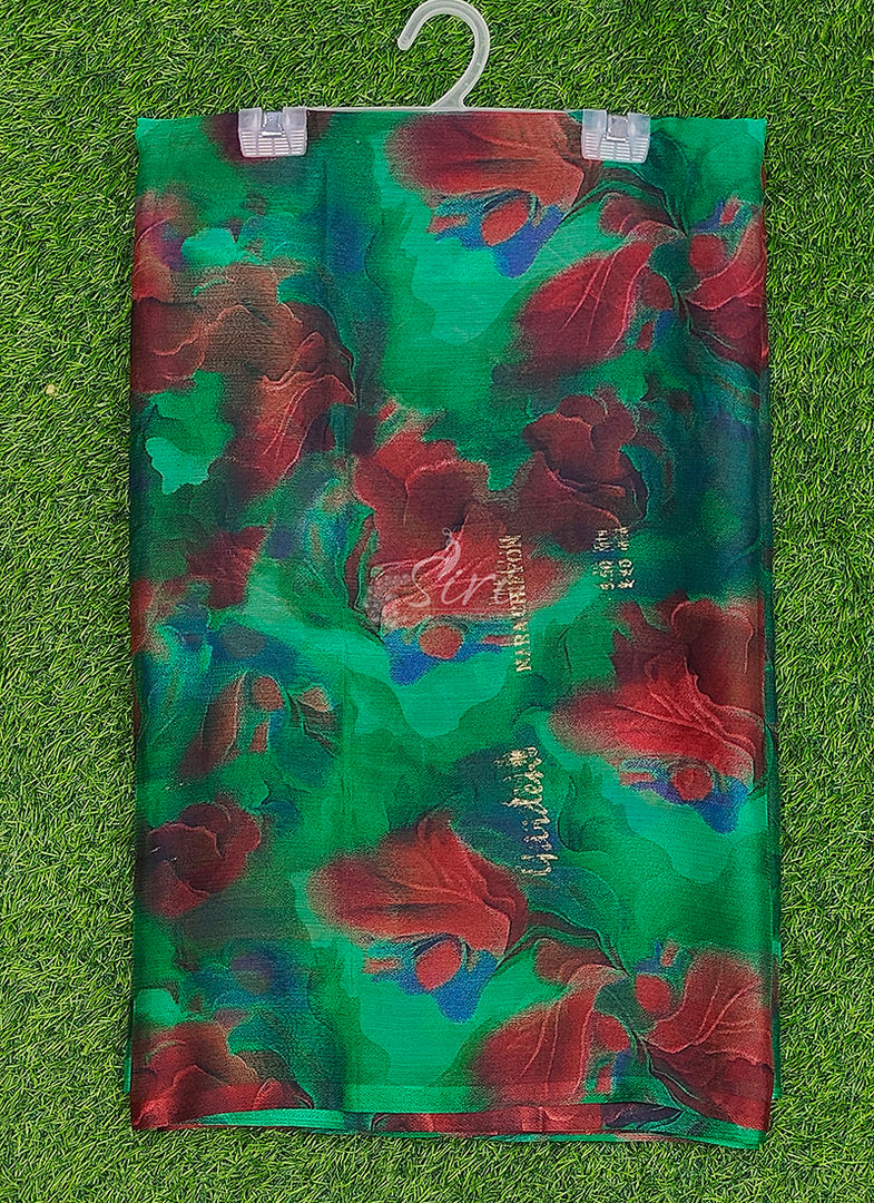 High Quality Garden Vareli Printed Nara Chiffon Saree