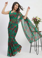 Load image into Gallery viewer, High Quality Garden Vareli Printed Nara Chiffon Saree