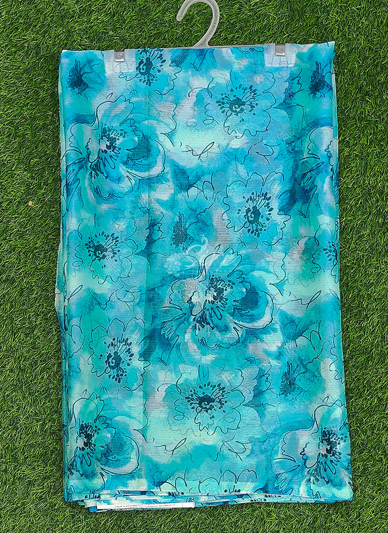 High Quality Garden Vareli Printed Nara Chiffon Saree