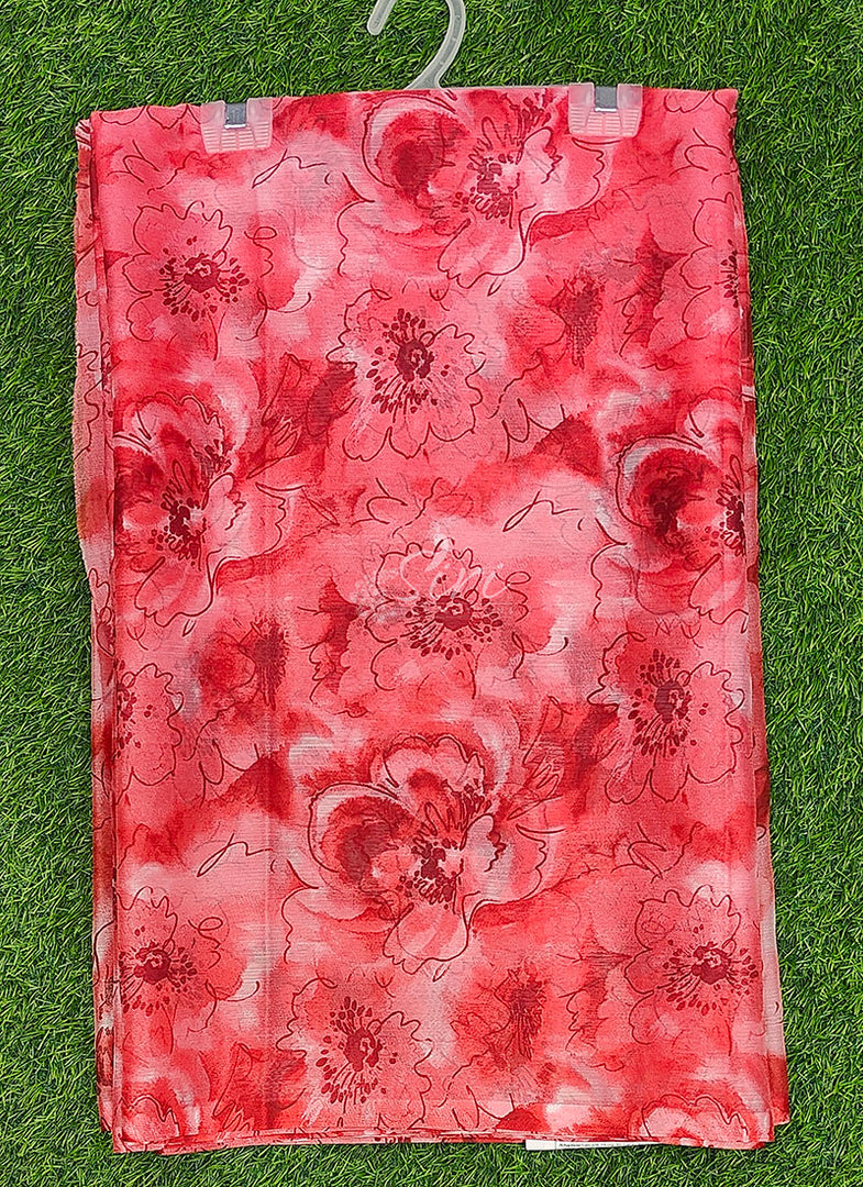 High Quality Garden Vareli Printed Nara Chiffon Saree