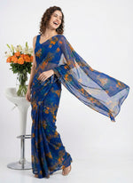 Load image into Gallery viewer, High Quality Garden Vareli Printed Nara Chiffon Saree
