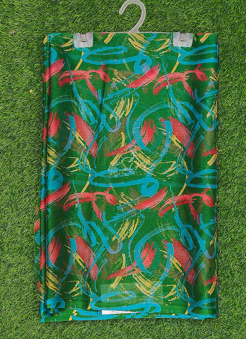 High Quality Garden Vareli Printed Nara Chiffon Saree