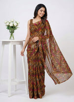 Load image into Gallery viewer, High Quality Garden Vareli Printed Nara Chiffon Saree