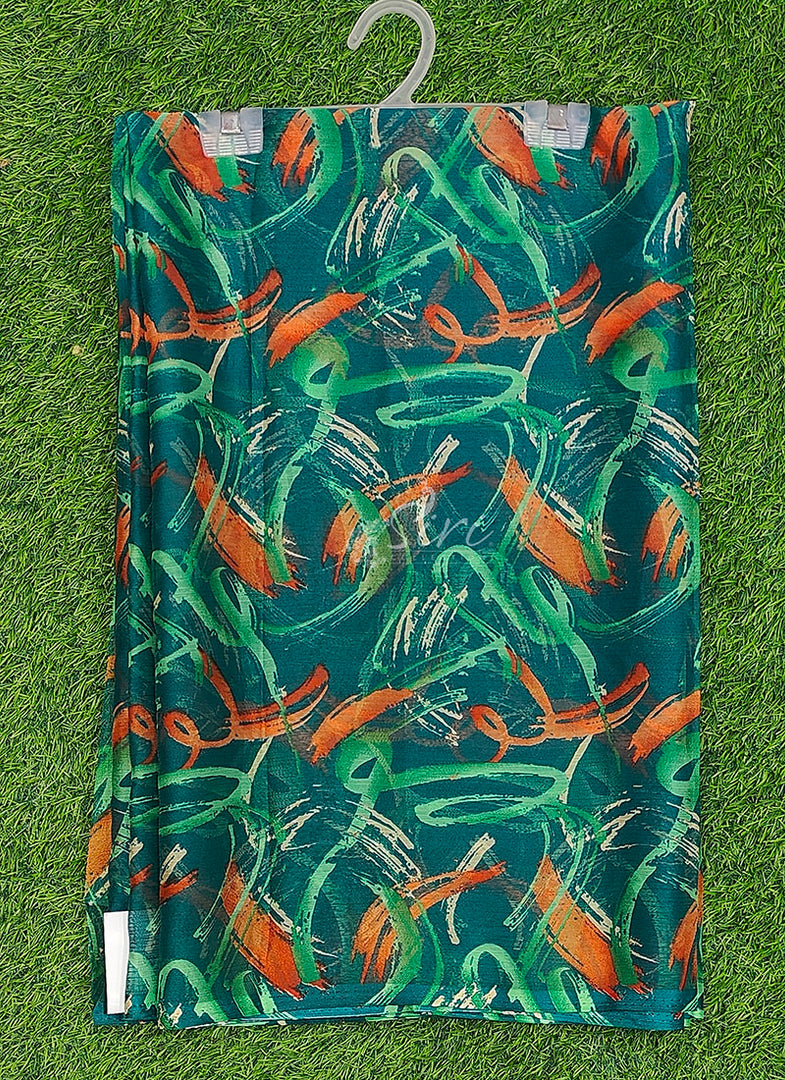 High Quality Garden Vareli Printed Nara Chiffon Saree