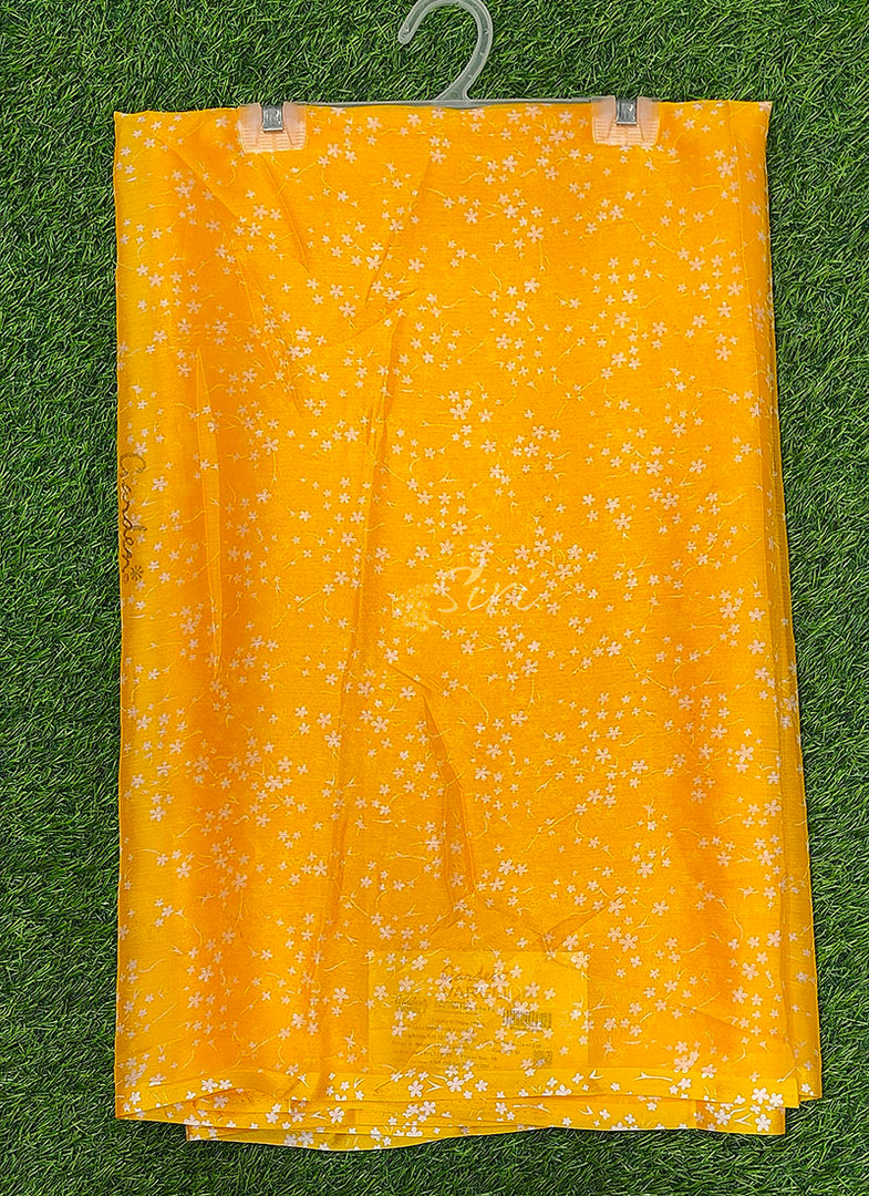 High Quality Garden Vareli Printed Nara Chiffon Saree