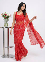 Load image into Gallery viewer, High Quality Garden Vareli Printed Nara Chiffon Saree