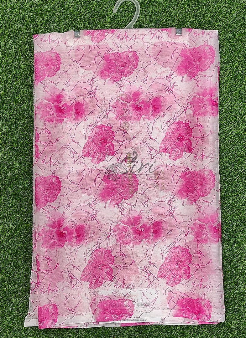 High Quality Garden Vareli Printed Nara Chiffon Saree