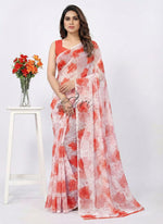 Load image into Gallery viewer, High Quality Garden Vareli Printed Nara Chiffon Saree