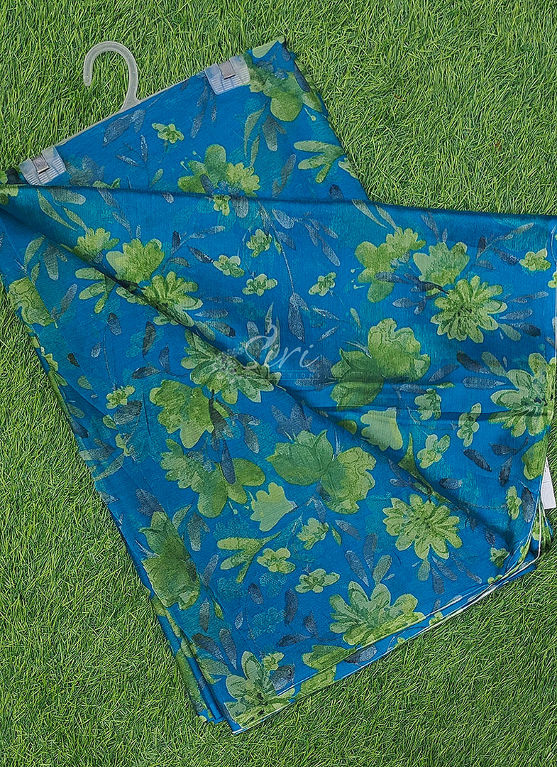 High Quality Garden Vareli Printed Nara Chiffon Saree