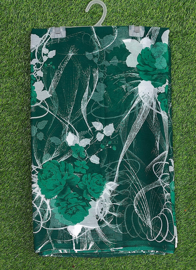 High Quality Garden Vareli Printed Nara Chiffon Saree