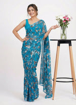Load image into Gallery viewer, High Quality Garden Vareli Printed Nara Chiffon Saree
