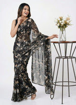 Load image into Gallery viewer, High Quality Garden Vareli Printed Nara Chiffon Saree