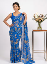 Load image into Gallery viewer, High Quality Garden Vareli Printed Nara Chiffon Saree