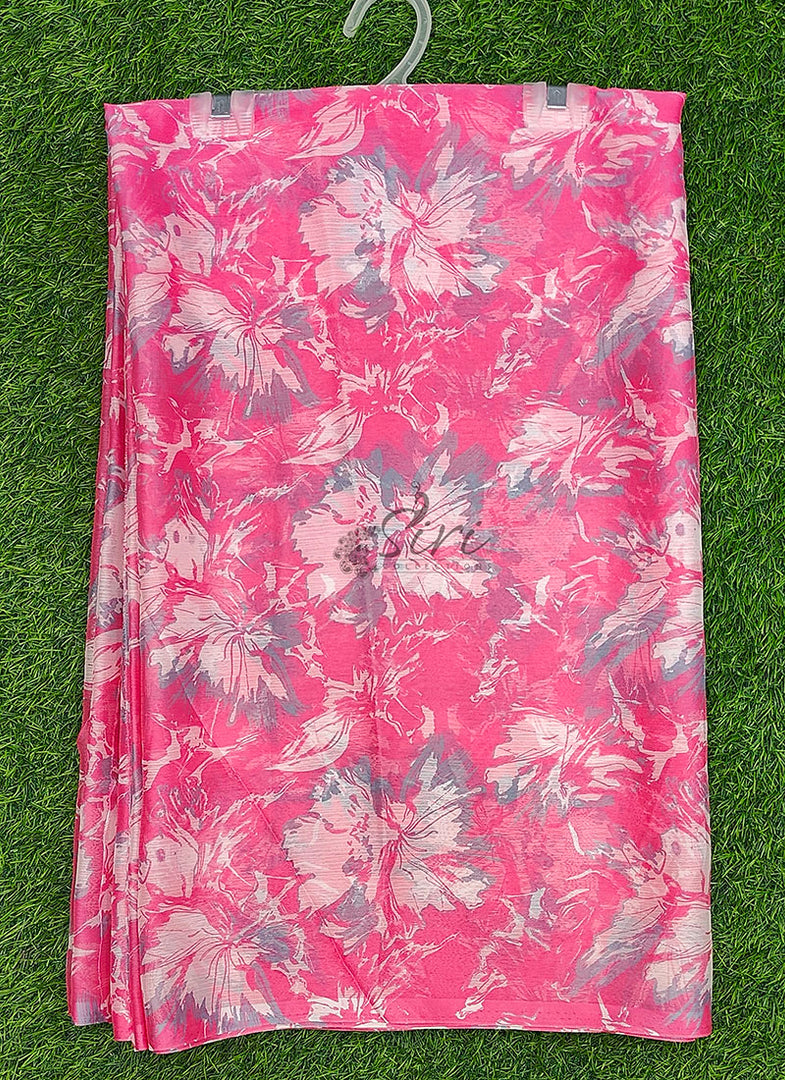 Elegant Garden Vareli Printed Nara Chiffon Saree