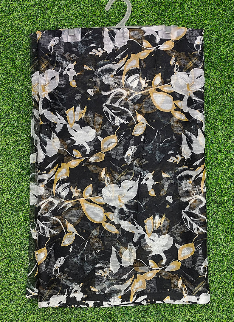 Elegant Garden Vareli Printed Nara Chiffon Saree