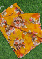 Load image into Gallery viewer, Elegant Garden Vareli Printed Nara Chiffon Saree