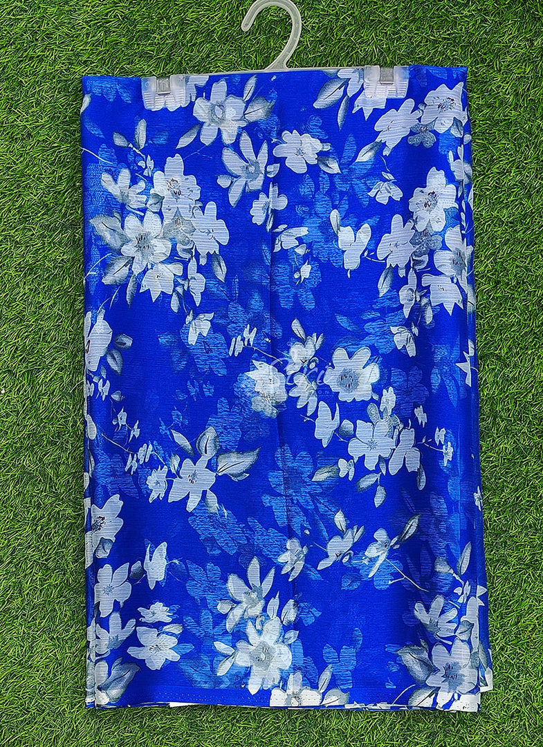 Elegant Garden Vareli Printed Nara Chiffon Saree