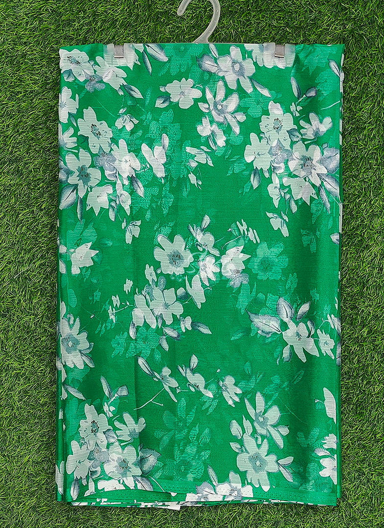 Elegant Garden Vareli Printed Nara Chiffon Saree