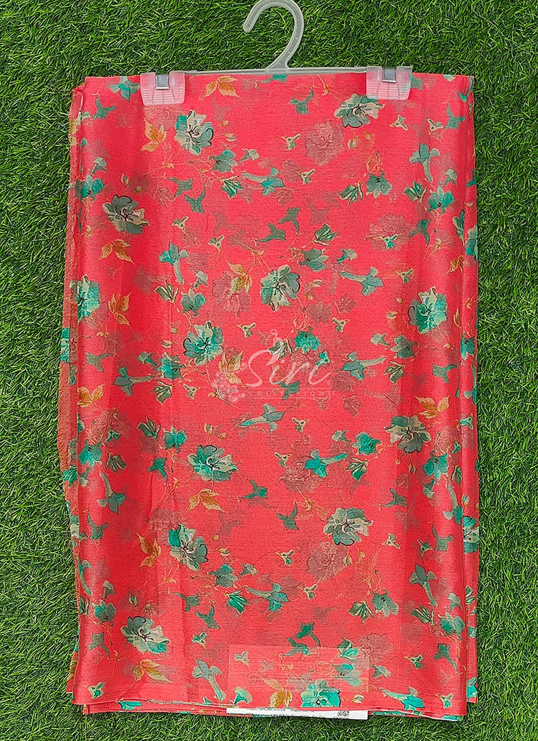 Light Weight Garden Vareli Printed Nara Chiffon Saree