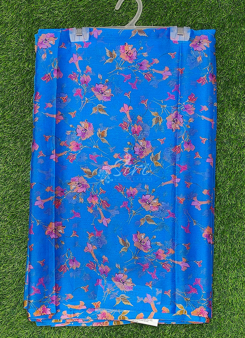 Light Weight Garden Vareli Printed Nara Chiffon Saree