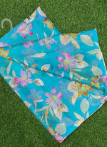 Load image into Gallery viewer, Elegant Garden Vareli Printed Nara Chiffon Saree