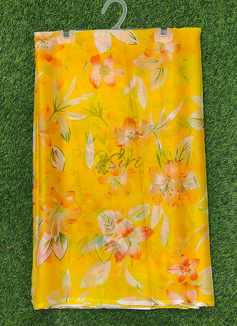High Quality Garden Vareli Printed Nara Chiffon Saree