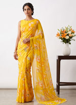 Load image into Gallery viewer, High Quality Garden Vareli Printed Nara Chiffon Saree