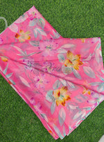 Load image into Gallery viewer, Elegant Garden Vareli Printed Nara Chiffon Saree