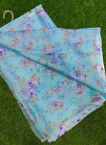 Load image into Gallery viewer, Light Weight Garden Vareli Printed Nara Chiffon Saree
