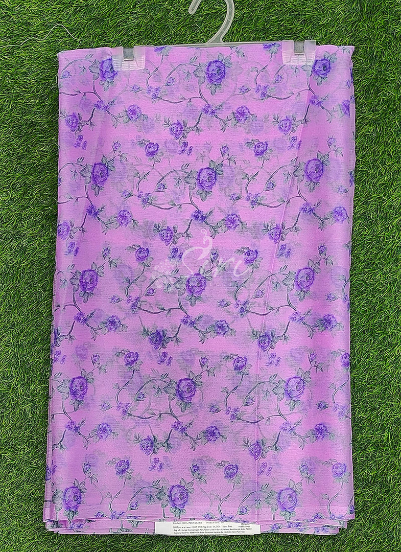 Authentic Garden Vareli Printed Nara Chiffon Saree