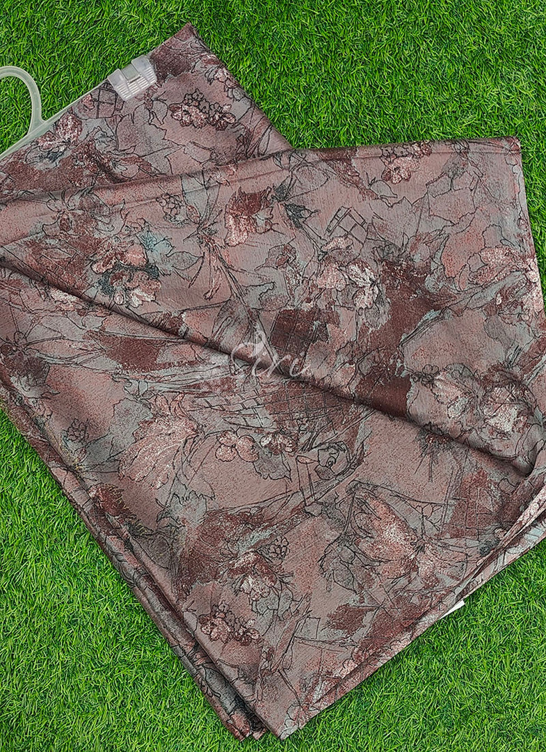 Light Weight Garden Vareli Printed Nara Chiffon Saree