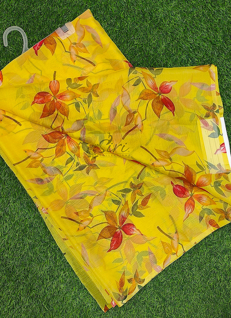 Light Weight Garden Vareli Printed Nara Chiffon Saree