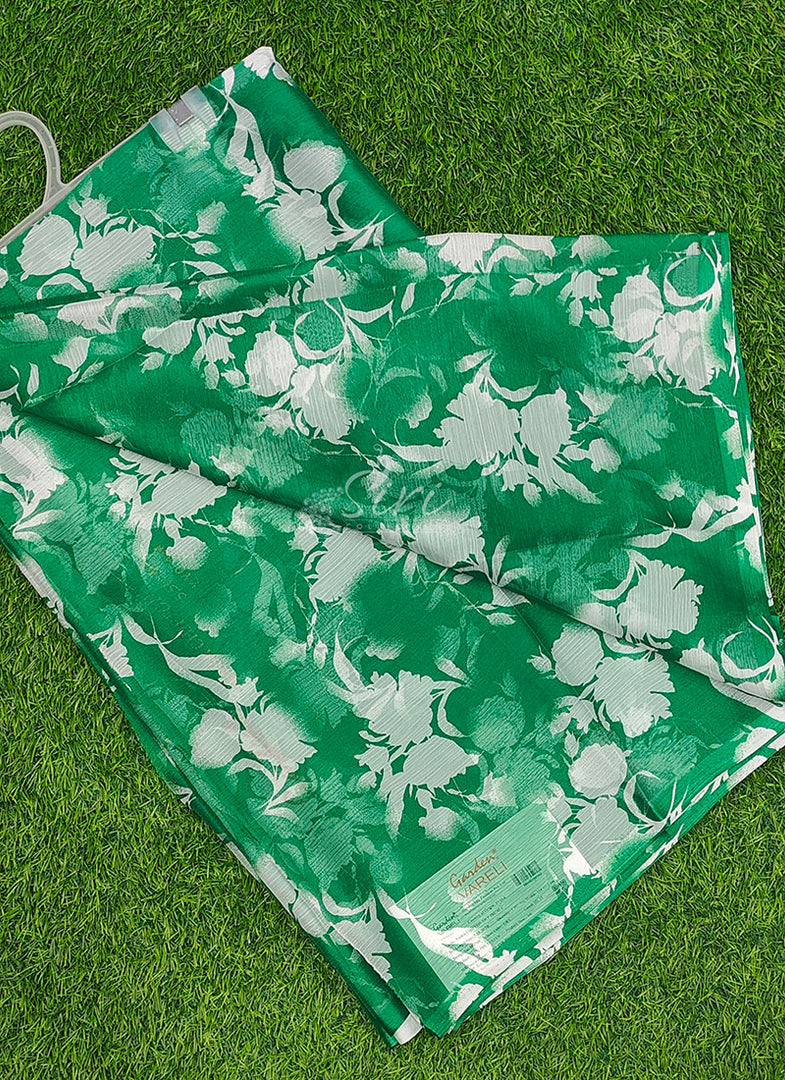 Light Weight Garden Vareli Printed Nara Chiffon Saree