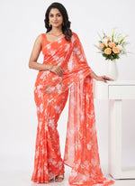 Load image into Gallery viewer, Light Weight Garden Vareli Printed Nara Chiffon Saree