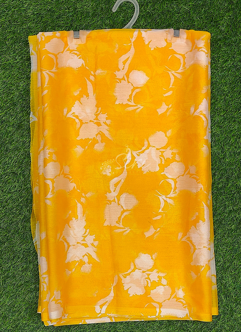 Light Weight Garden Vareli Printed Nara Chiffon Saree