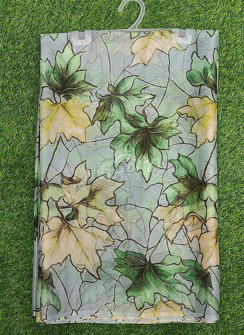 Light Weight Garden Vareli Printed Nara Chiffon Saree
