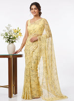 Load image into Gallery viewer, Light Weight Garden Vareli Printed Nara Chiffon Saree