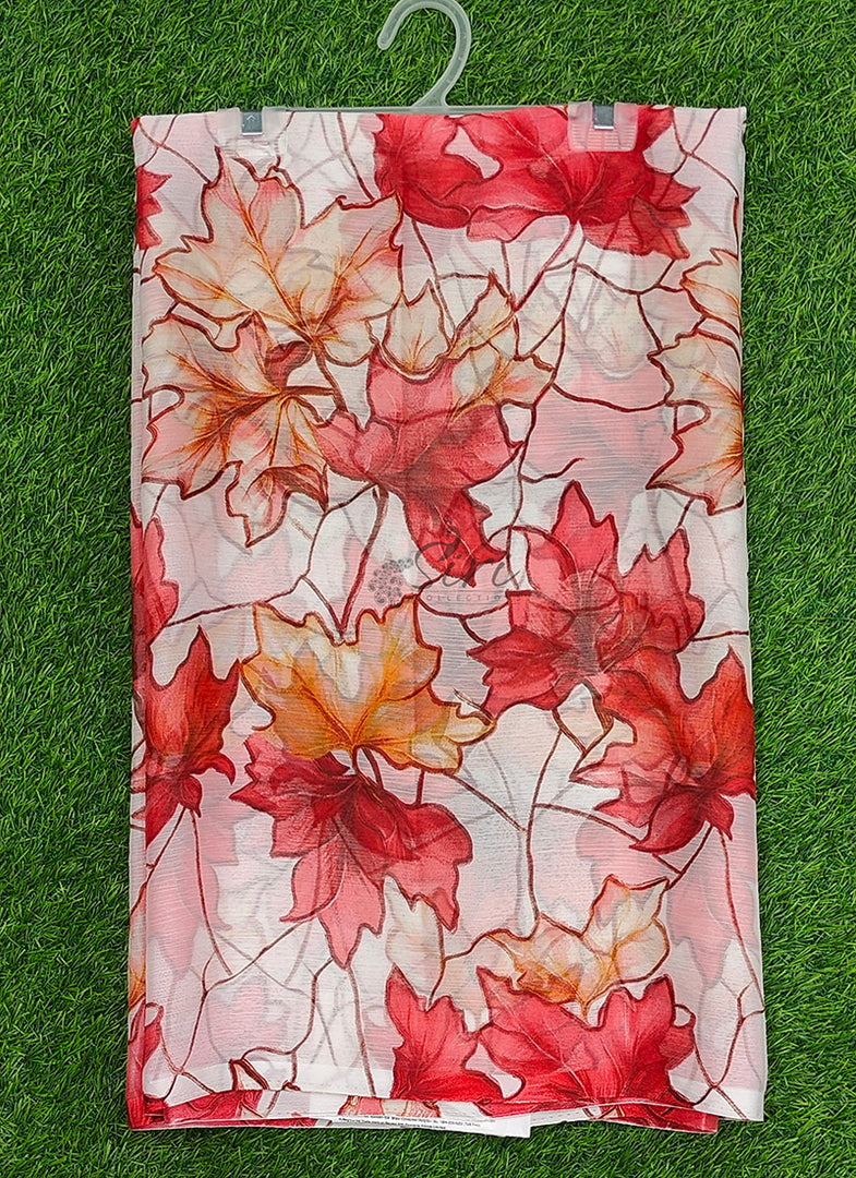 Light Weight Garden Vareli Printed Nara Chiffon Saree